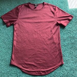 Men’s XS Forever 21 Maroon Nylon Tee Shirt